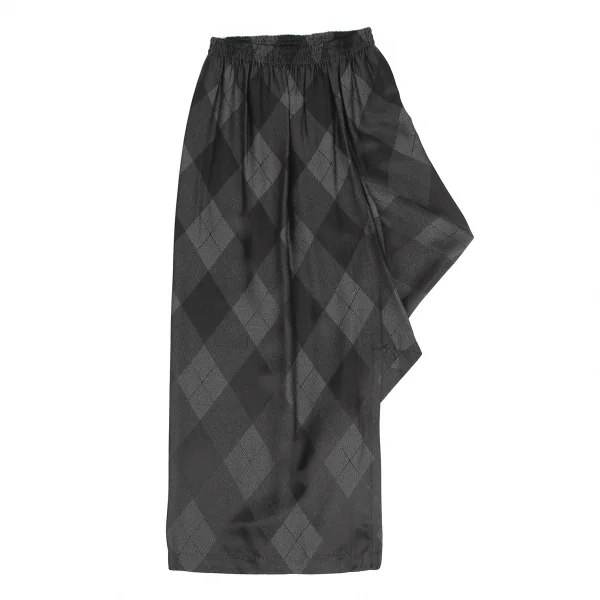 ISSEY MIYAKE Bias Check Printed T Shirt & Skirt  K-126626_016