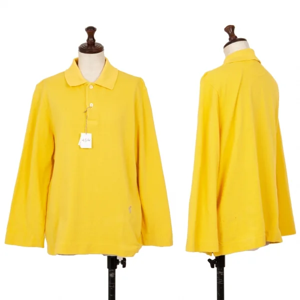 45rpm Long Sleeves Polo Shirt Yellow 4 K-126647_001