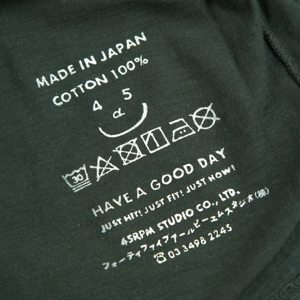 45rpm Cotton Back Pocket Design T-shirt K-126649_012