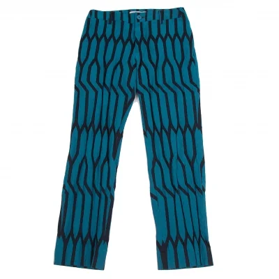 ISSEY MIYAKE Geometric Jacquard Pants