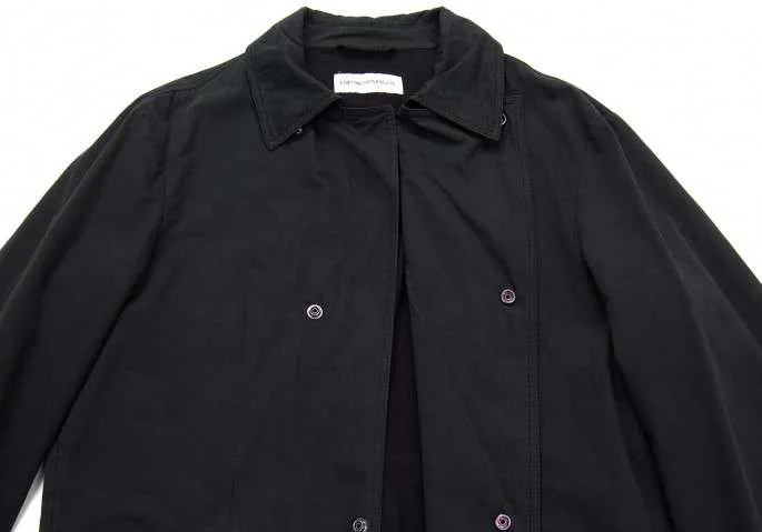 エンポリオアルマーニEMPORIO ARMANI カシミヤロングコート 紺36