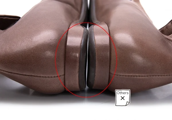 チエミハラCHIE MIHARA ロングアンクルベルトパンプス 茶38(24cm位) K-126694_012