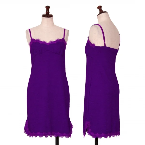 ヴィヴィアンタムVIVIENNETAM チュールパイピングキャミソールチュニック 紫S位 K-126702_001
