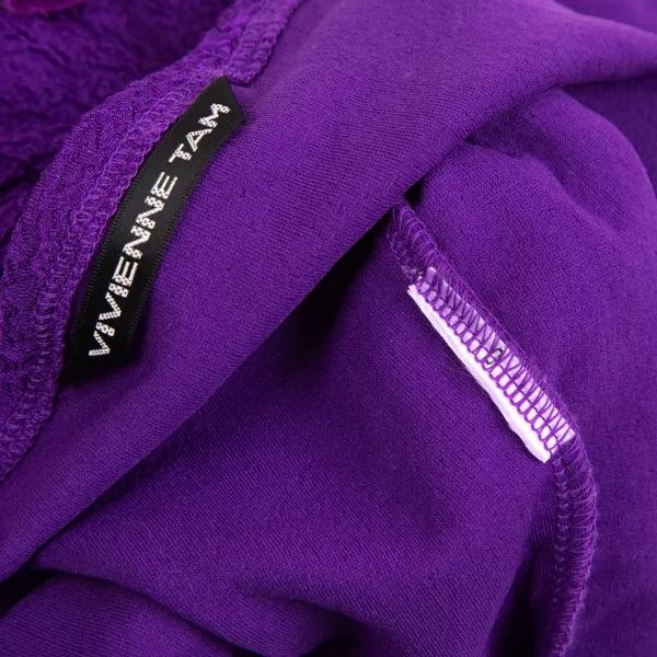 ヴィヴィアンタムVIVIENNETAM チュールパイピングキャミソールチュニック 紫S位 K-126702_012