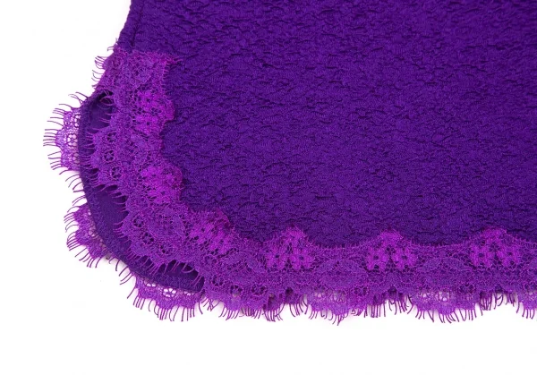 ヴィヴィアンタムVIVIENNETAM チュールパイピングキャミソールチュニック 紫S位 K-126702_008