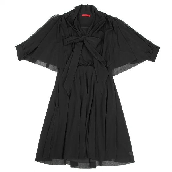 VIVIENNE TAM Stole Neck Mesh Dress K-126709_002