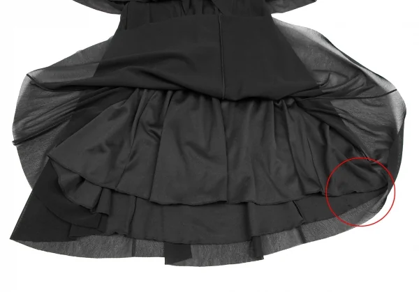 VIVIENNE TAM Stole Neck Mesh Dress K-126709_013