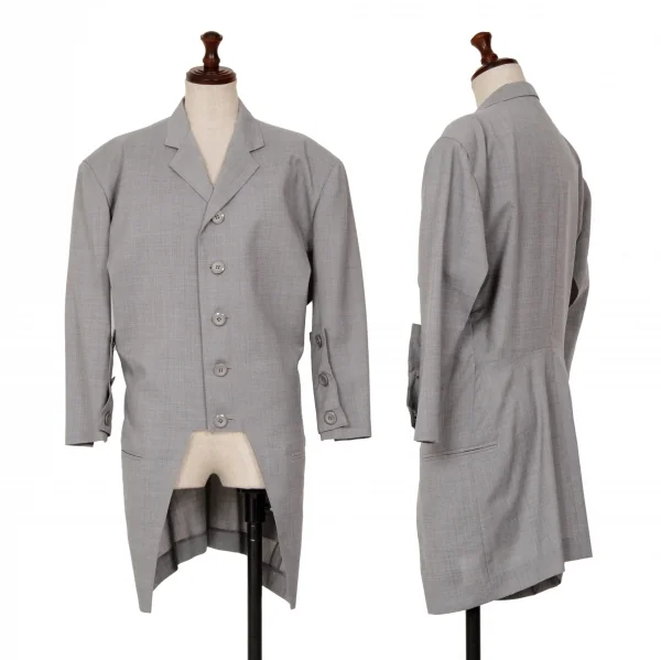 ヨウジヤマモト FEMMEファム ウール バック変形ジャケット ヨウジヤマモト ファムYohji Yamamoto FEMME ウール