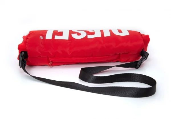 ディーゼルDIESEL ロゴショルダーバッグ 赤 K-126742_004