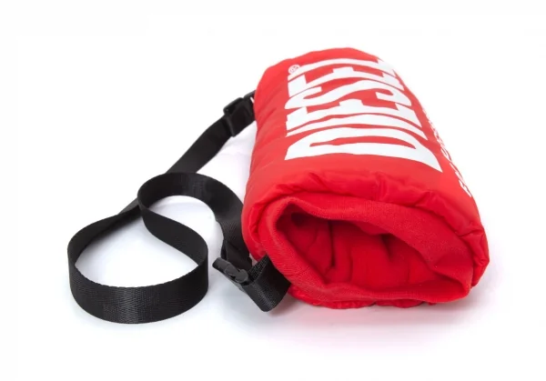 ディーゼルDIESEL ロゴショルダーバッグ 赤 K-126742_005