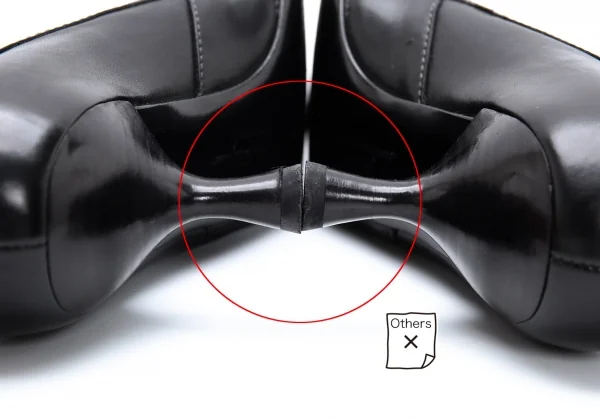 サルヴァトーレフェラガモ Salvatore Ferragamo レザーヒールパンプス 黒5(22.5位) K-126748_010