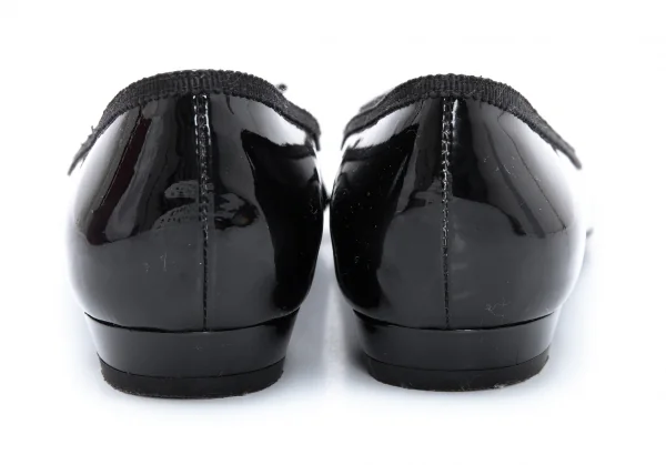 サルヴァトーレフェラガモ Salvatore Ferragamo リボントゥエナメルパンプス 黒5.5(23位) K-126750_009