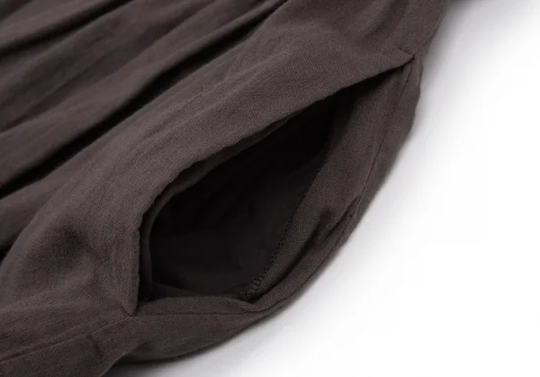 フレームワークFRAMeWORK コットンリネンギャザーレイヤードスカート 茶36 K-126754_004