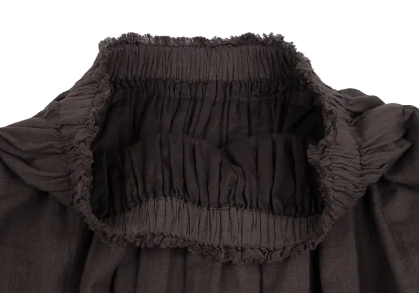 フレームワークFRAMeWORK コットンリネンギャザーレイヤードスカート 茶36 K-126754_005