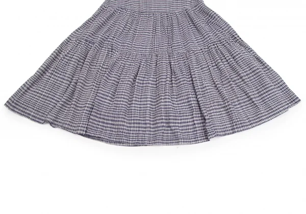 45rpm コットンギンガムチェックギャザースカート 青白2 K-126761_010