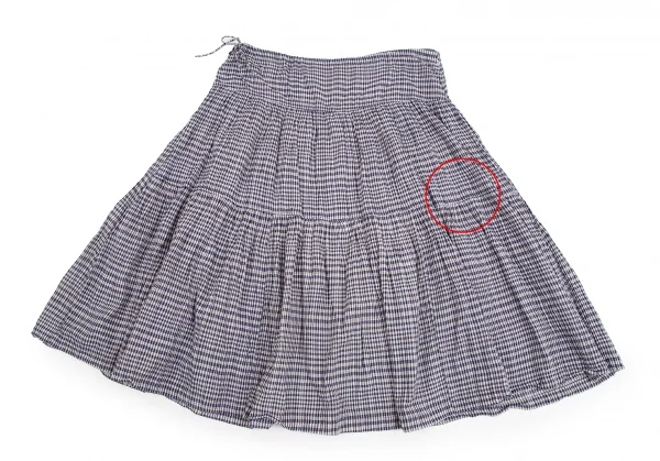 45rpm コットンギンガムチェックギャザースカート 青白2 K-126761_012