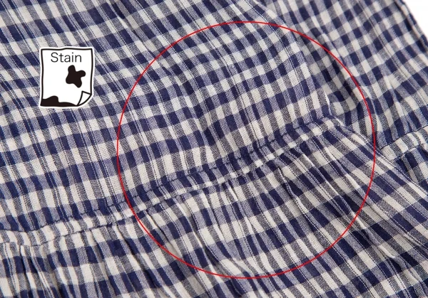 45rpm コットンギンガムチェックギャザースカート 青白2 K-126761_013