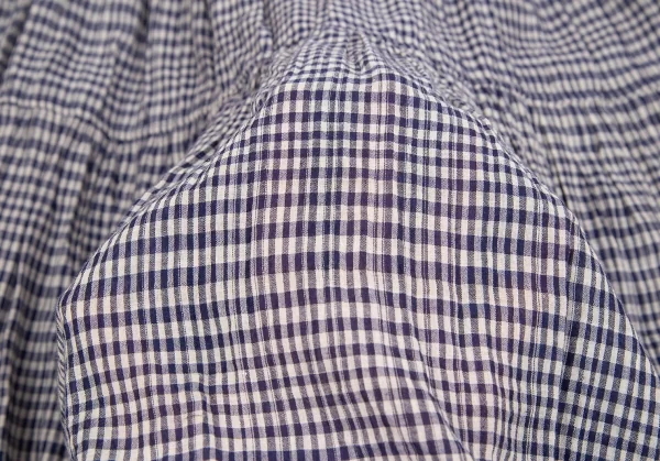 45rpm コットンギンガムチェックギャザースカート 青白2 K-126761_014