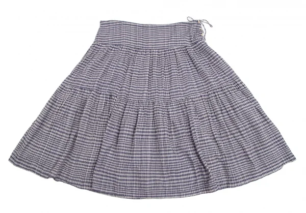 45rpm コットンギンガムチェックギャザースカート 青白2 K-126761_002