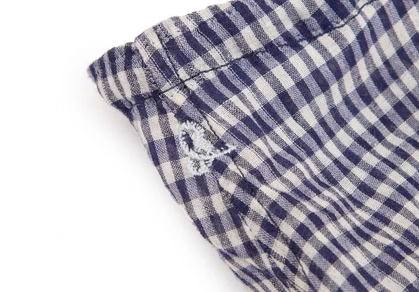 45rpm コットンギンガムチェックギャザースカート 青白2 K-126761_008