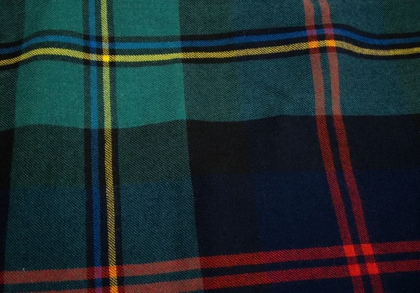ラルフローレンRalph Lauren ウールフリンジデザインタータンチェックベルトラップスカート 紺緑他9 K-126806_011