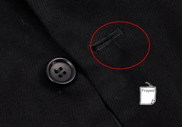 コムコム コムデギャルソンCOMME des GARCONSラウンドカラードルマンショートジャケット 黒M K-126811_008