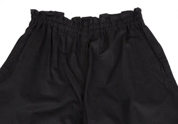 ワイズY's ウエストシャーリングワイドパンツ 黒2 K-126837_002