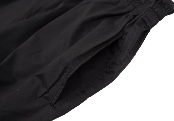 ワイズY's ウエストシャーリングワイドパンツ 黒2 K-126837_004