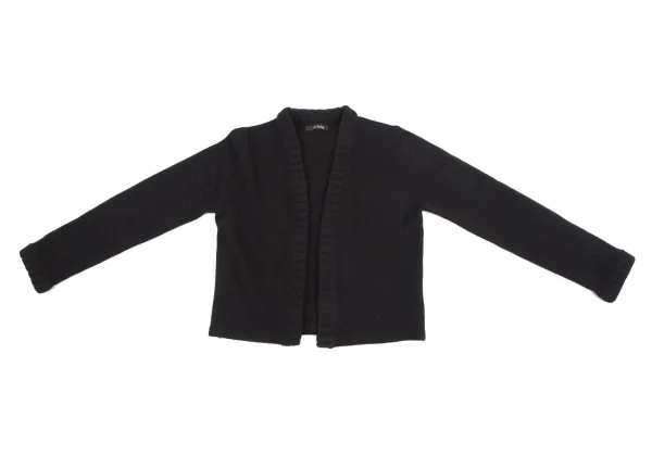 ワイズフォーリビングY's for living ボタンレスニットカーディガン 黒M位 K-126867_002