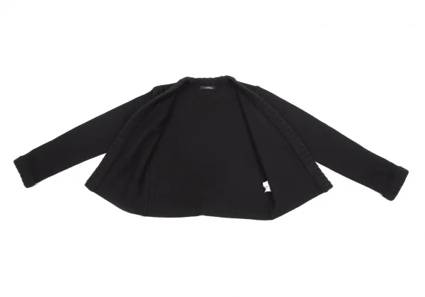 ワイズフォーリビングY's for living ボタンレスニットカーディガン 黒M位 K-126867_007