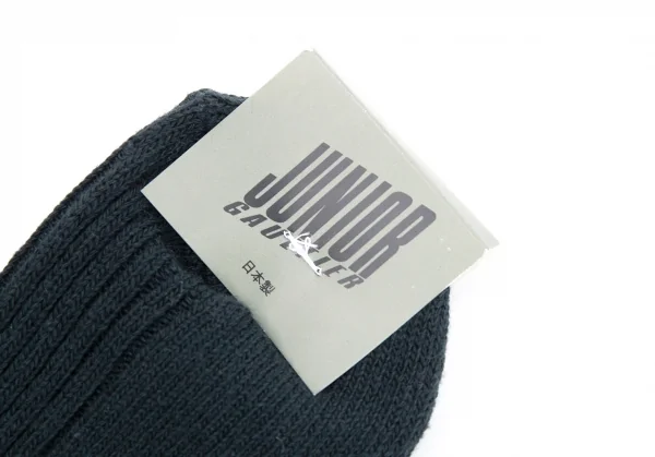 新品!ジュニアゴルチエJUNIOR GAULTIER ロゴ刺繍ソックス 深緑22cm~24cm K-126883_005