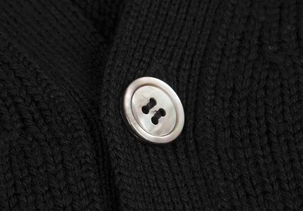 ジュンヤワタナベ コムデギャルソンJUNYA WATANABE COMME des GARCONSウールポンチョニットカーディガン 黒M K-126906_005