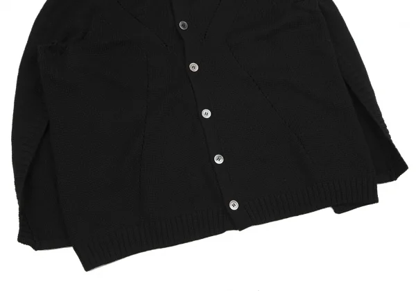 ジュンヤワタナベ コムデギャルソンJUNYA WATANABE COMME des GARCONSウールポンチョニットカーディガン 黒M K-126906_008