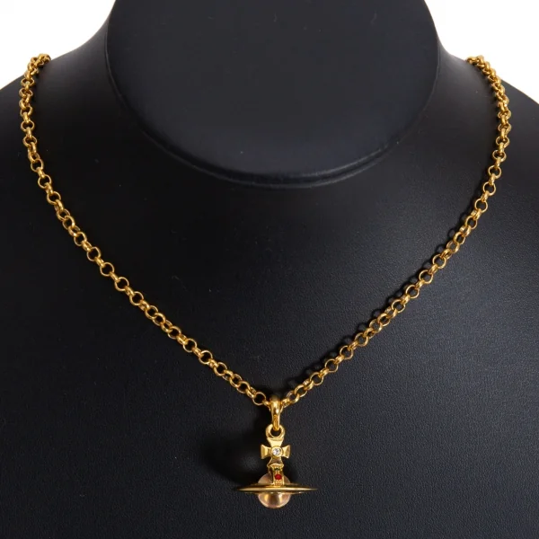 ヴィヴィアンウエストウッドVivienne Westwood タイニーオーブネックレス ゴールド K-126910_002