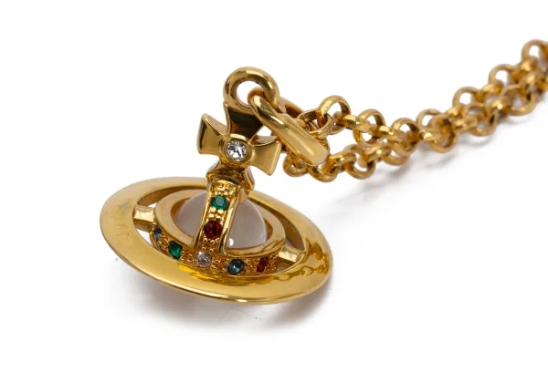 ヴィヴィアンウエストウッドVivienne Westwood タイニーオーブネックレス ゴールド K-126910_004