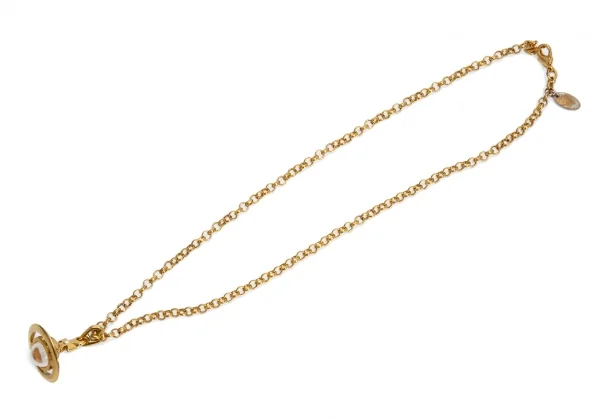 ヴィヴィアンウエストウッドVivienne Westwood タイニーオーブネックレス ゴールド K-126910_006