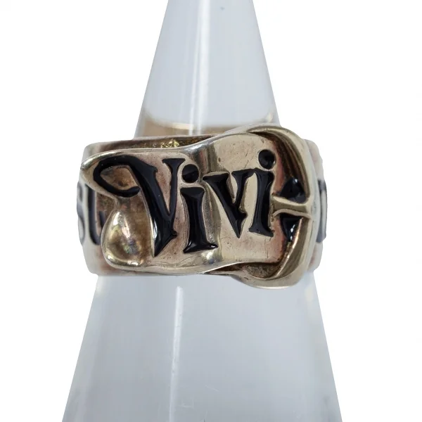 ヴィヴィアンウエストウッドVivienne Westwood ロゴベルトリング ゴールドM(13号位) K-126918_002