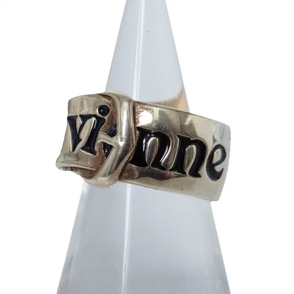 ヴィヴィアンウエストウッドVivienne Westwood ロゴベルトリング ゴールドM(13号位) K-126918_003