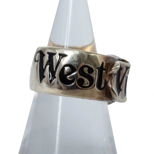 ヴィヴィアンウエストウッドVivienne Westwood ロゴベルトリング ゴールドM(13号位) K-126918_004