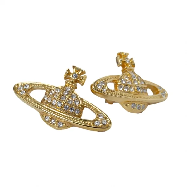 ヴィヴィアンウエストウッドVivienne Westwood ミニバスレリーフピアス ゴールド K-126919_001