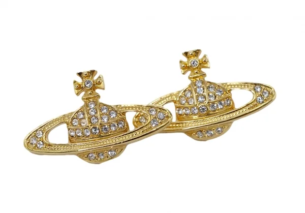 ヴィヴィアンウエストウッドVivienne Westwood ミニバスレリーフピアス ゴールド K-126919_002