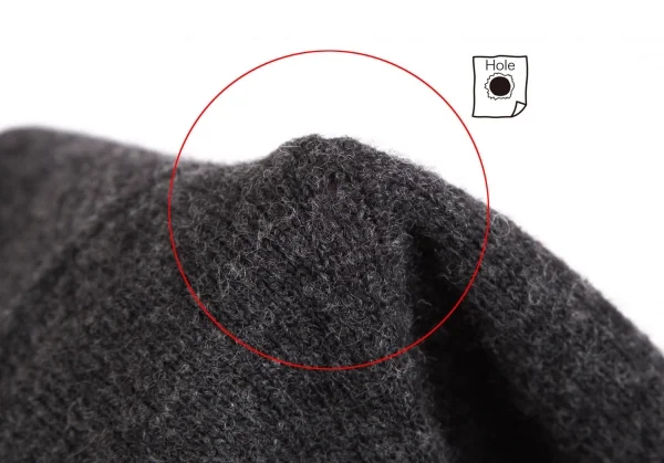 ケイタマルヤマKEITA MARUYAMA メッシュエンブロイダリークルーネックカーディガン S位 グレー黒1 K-126923_004