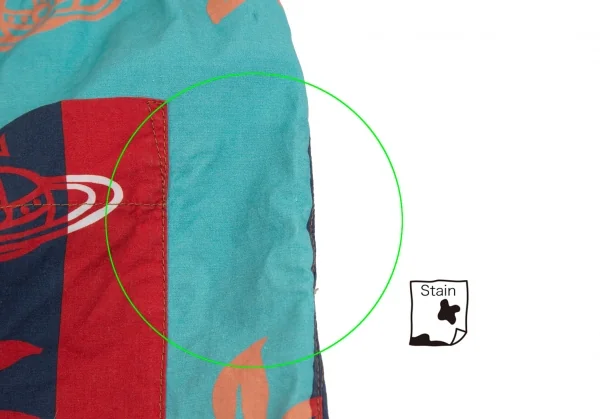 ヴィヴィアンウエストウッド レッドレーベルVivienne Westwood Red Label 切替オーブプリントハーフパンツ マルチ00 K-126954_011