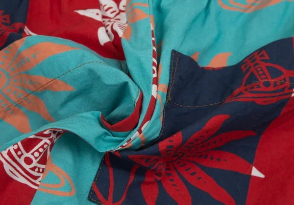 ヴィヴィアンウエストウッド レッドレーベルVivienne Westwood Red Label 切替オーブプリントハーフパンツ マルチ00 K-126954_013