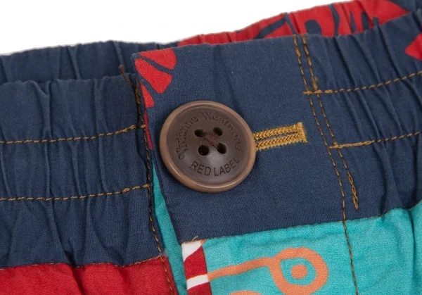 ヴィヴィアンウエストウッド レッドレーベルVivienne Westwood Red Label 切替オーブプリントハーフパンツ マルチ00 K-126954_002