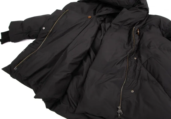 ヴィヴィアンウエストウッド レッドレーベルVivienne Westwood Red Label 変形フーディーダウンジャケット 2 黒S位 K-126955_010