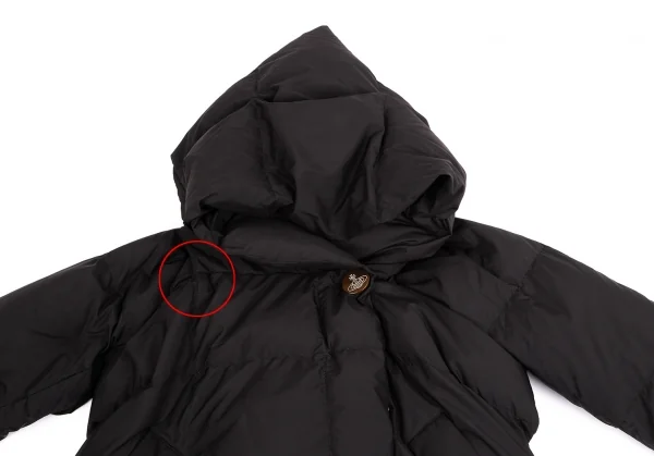 ヴィヴィアンウエストウッド レッドレーベルVivienne Westwood Red Label 変形フーディーダウンジャケット 2 黒S位 K-126955_003