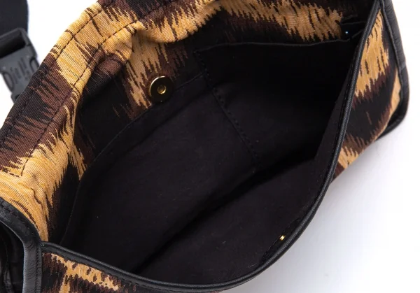 ヴィヴィアンウエストウッドVivienne Westwood オーブレオパードレザーショルダーバッグ 茶ベージュ他 K-126958_005