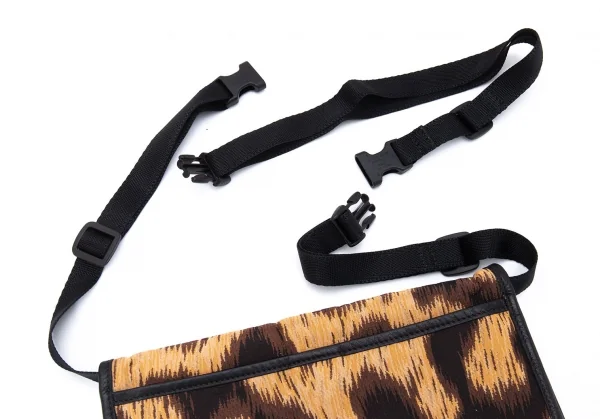 ヴィヴィアンウエストウッドVivienne Westwood オーブレオパードレザーショルダーバッグ 茶ベージュ他 K-126958_006