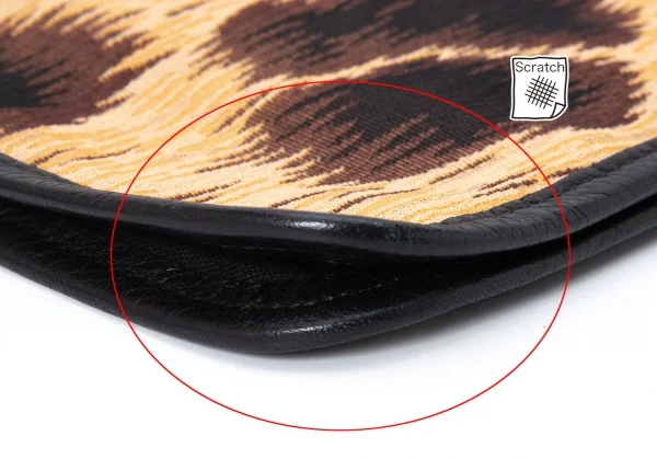 ヴィヴィアンウエストウッドVivienne Westwood オーブレオパードレザーショルダーバッグ 茶ベージュ他 K-126958_008